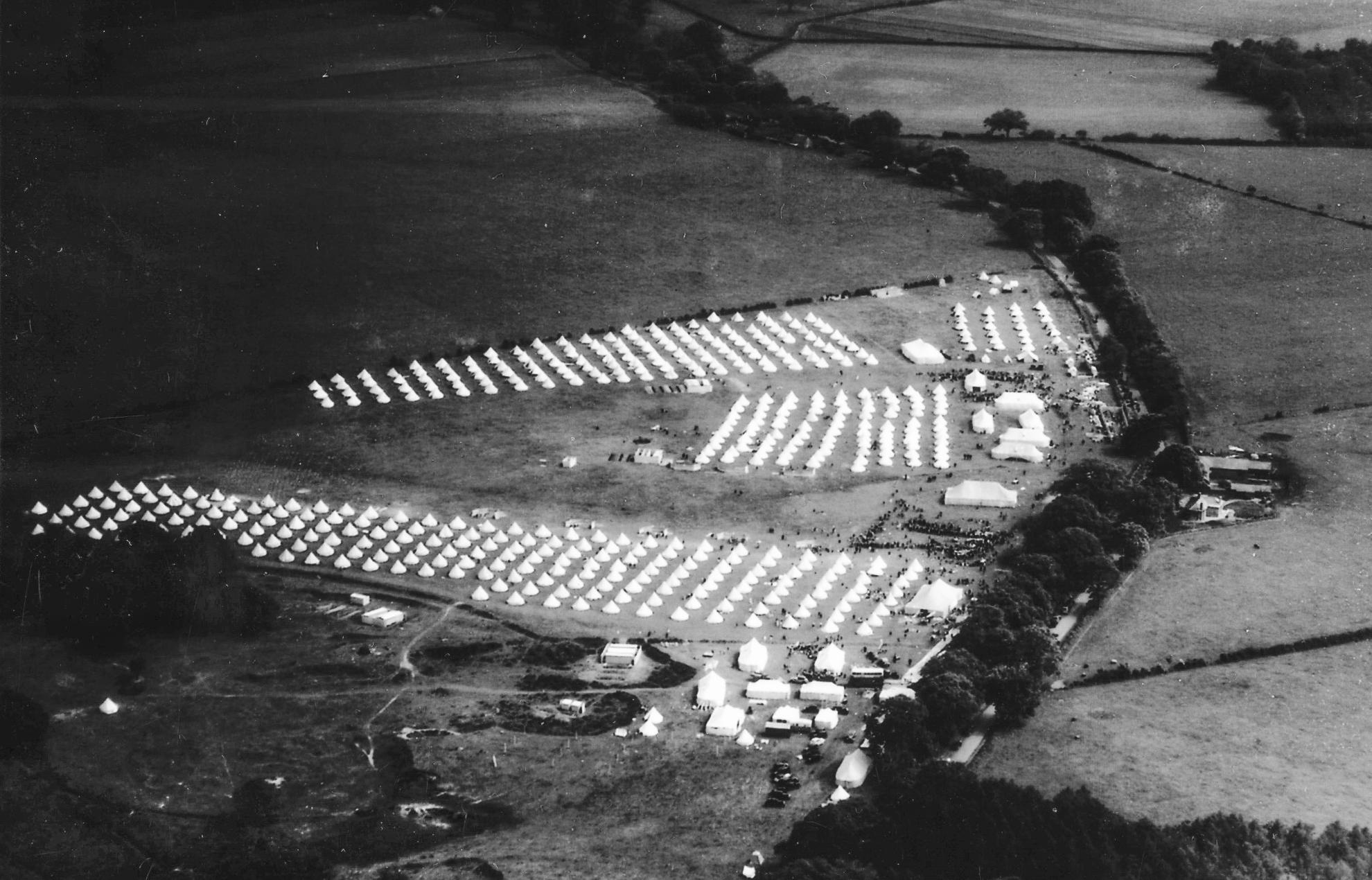 Aerial View of the Camp