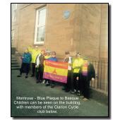 Blue Plaque to Basque Children at Montrose