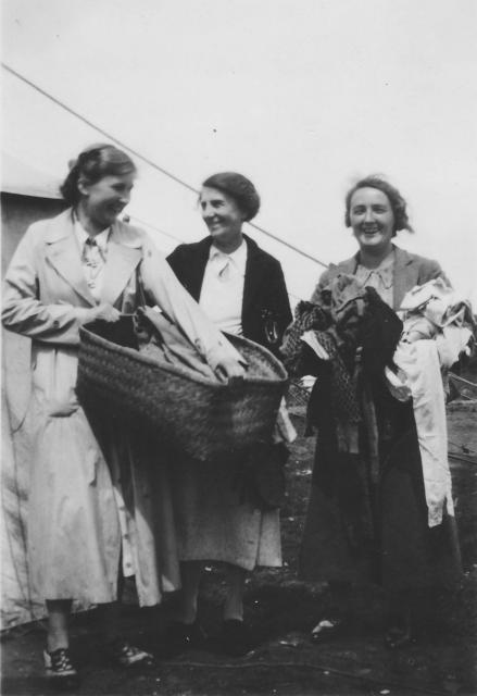 Local volunteers at Stoneham Camp